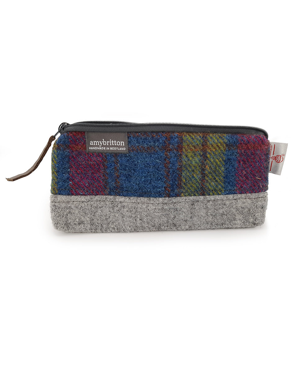 Tweed Washbag Harris Tweed Toiletry Bag Multi Coloured Harris