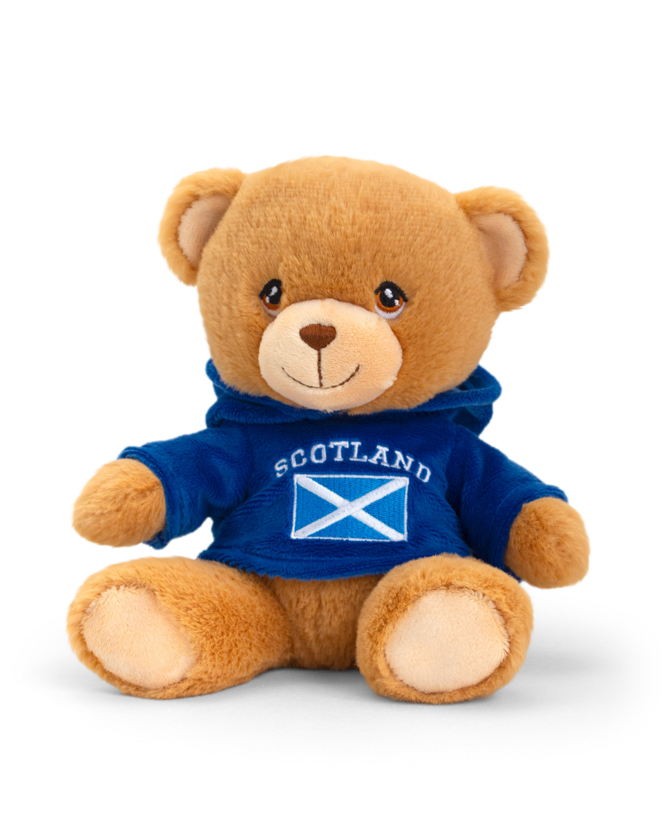 Scotland Hoodie Bear Soft Toy 100 Recycled Keel Toys National Trust for Scotland