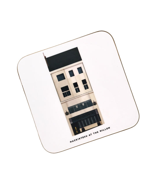 Mackintosh at the Willow Tearoom Exterior Design Coaster