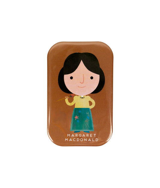 Margaret Macdonald Mackintosh Fridge Magnet design by Hole in my Pocket