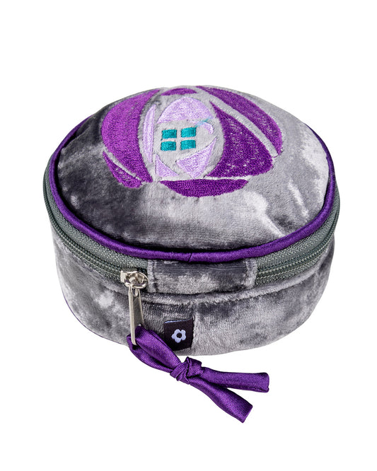 Mackintosh Purple Rose Velvet Jewellery Case
