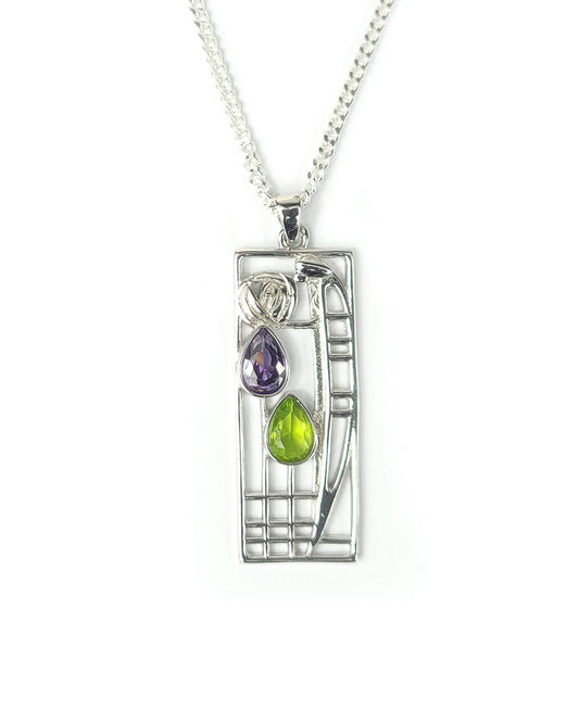Sterling Silver Mackintosh Lover Necklace