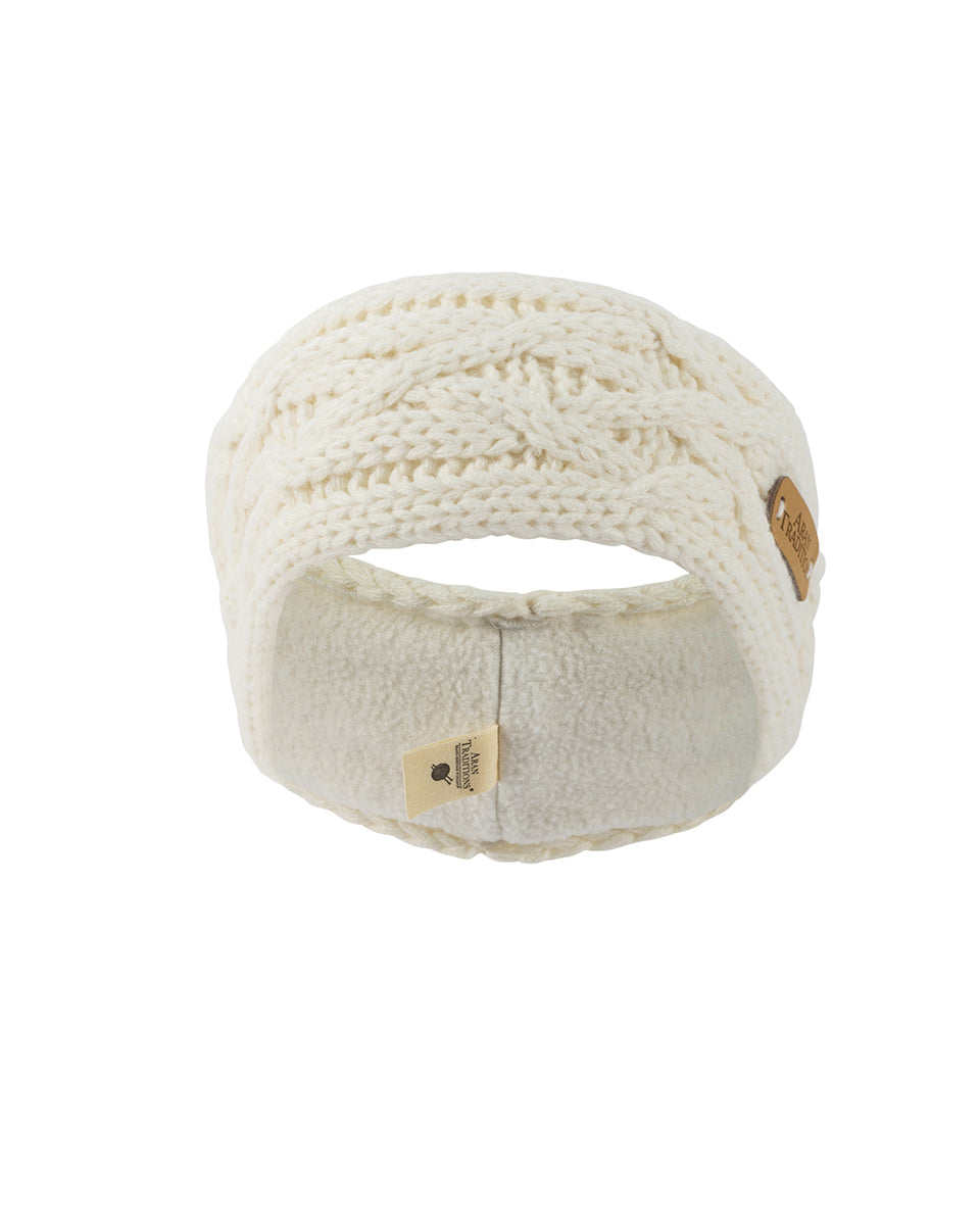 Aran Cable Knit Headband - Cream – National Trust for Scotland