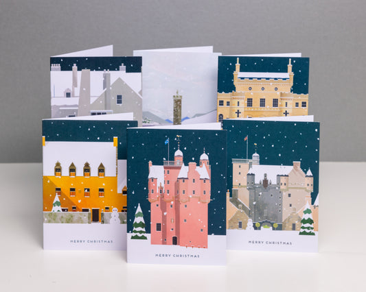 Christmas Cards Inspired by Our Properties Collection Pack of 6