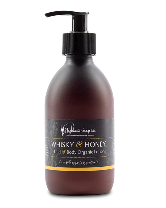 Highland Soap Company Whisky & Honey Hand & Body Lotion