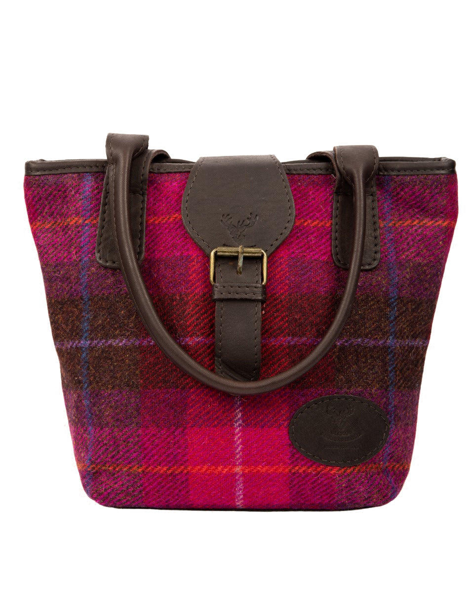 Pink harris tweed bag sale