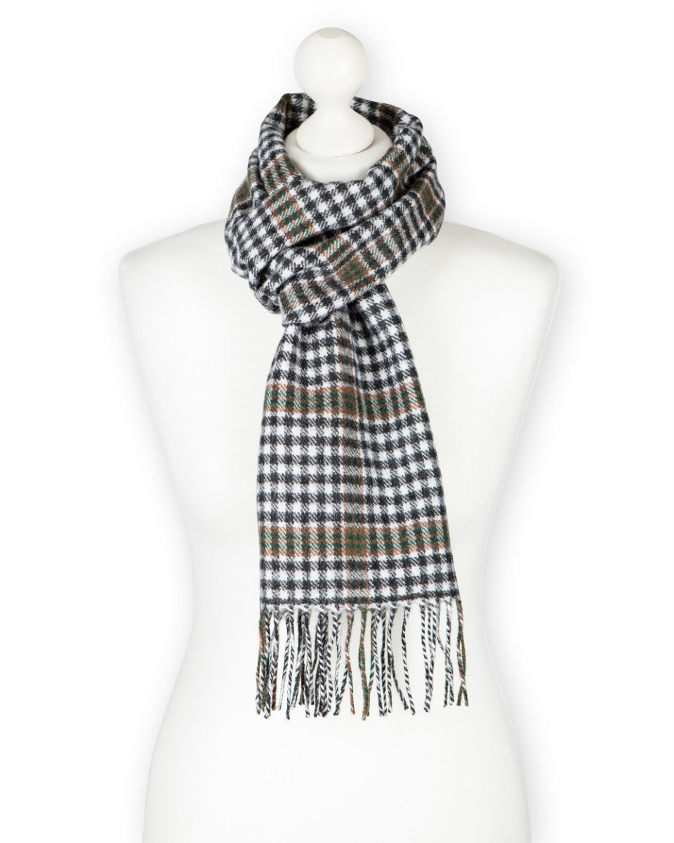 Burns Check Scarf Lambswool 2024 Unisex Lochcarron of Scotland