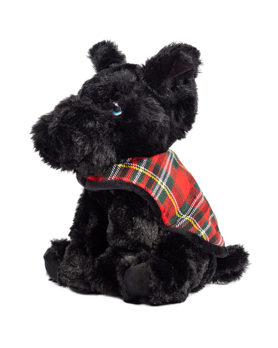 Black scottie dog soft toy on sale