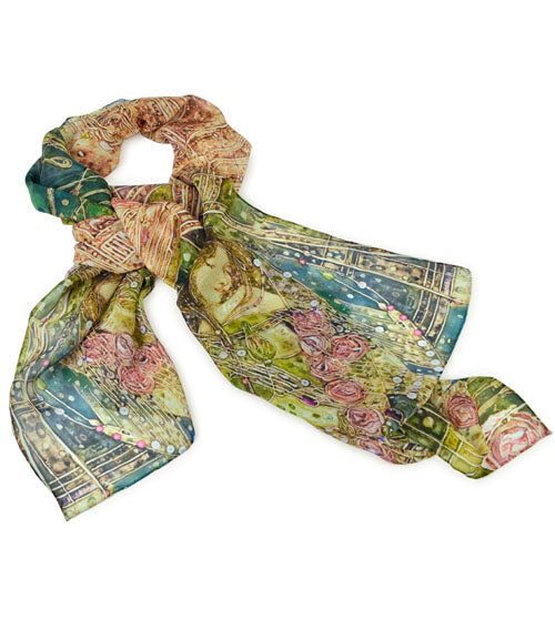 Hill House Sleeping Princess Silk Scarf