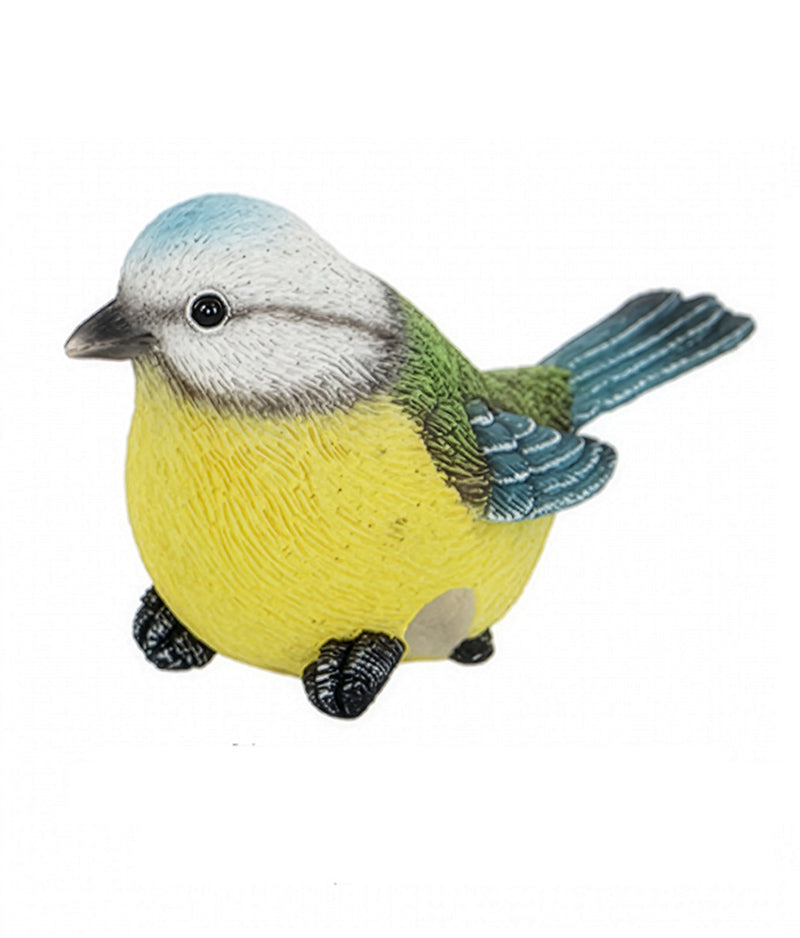 Blue Tit figurine pot hangers on a white background