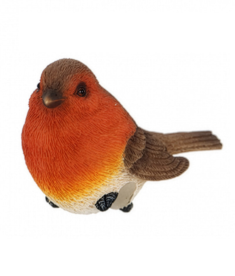 Robin figurine pot hangers on a white background