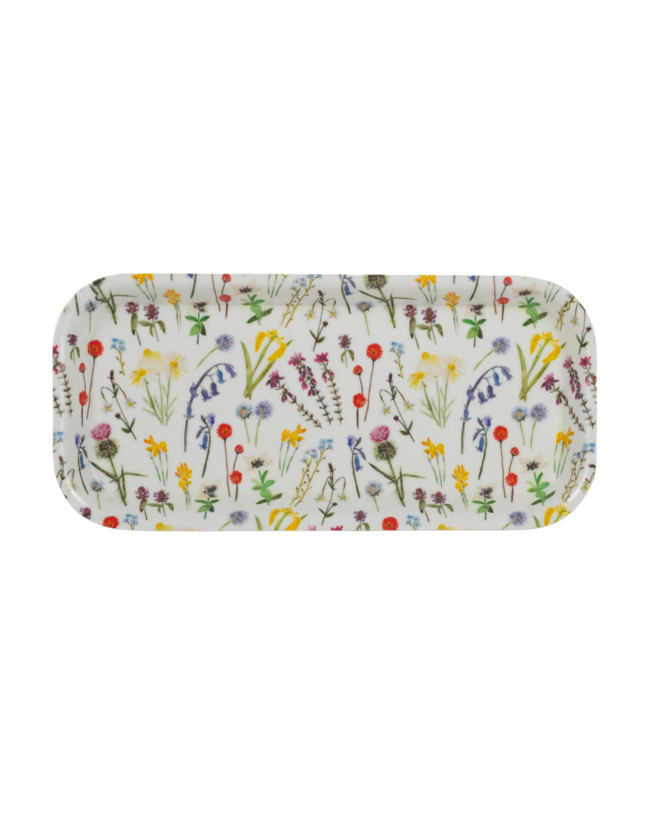 Scottish Wildflowers Serving Tray
