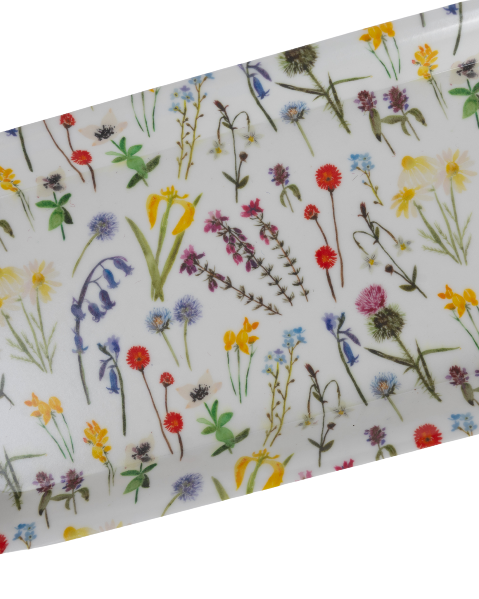 Scottish Wildflowers Serving Tray