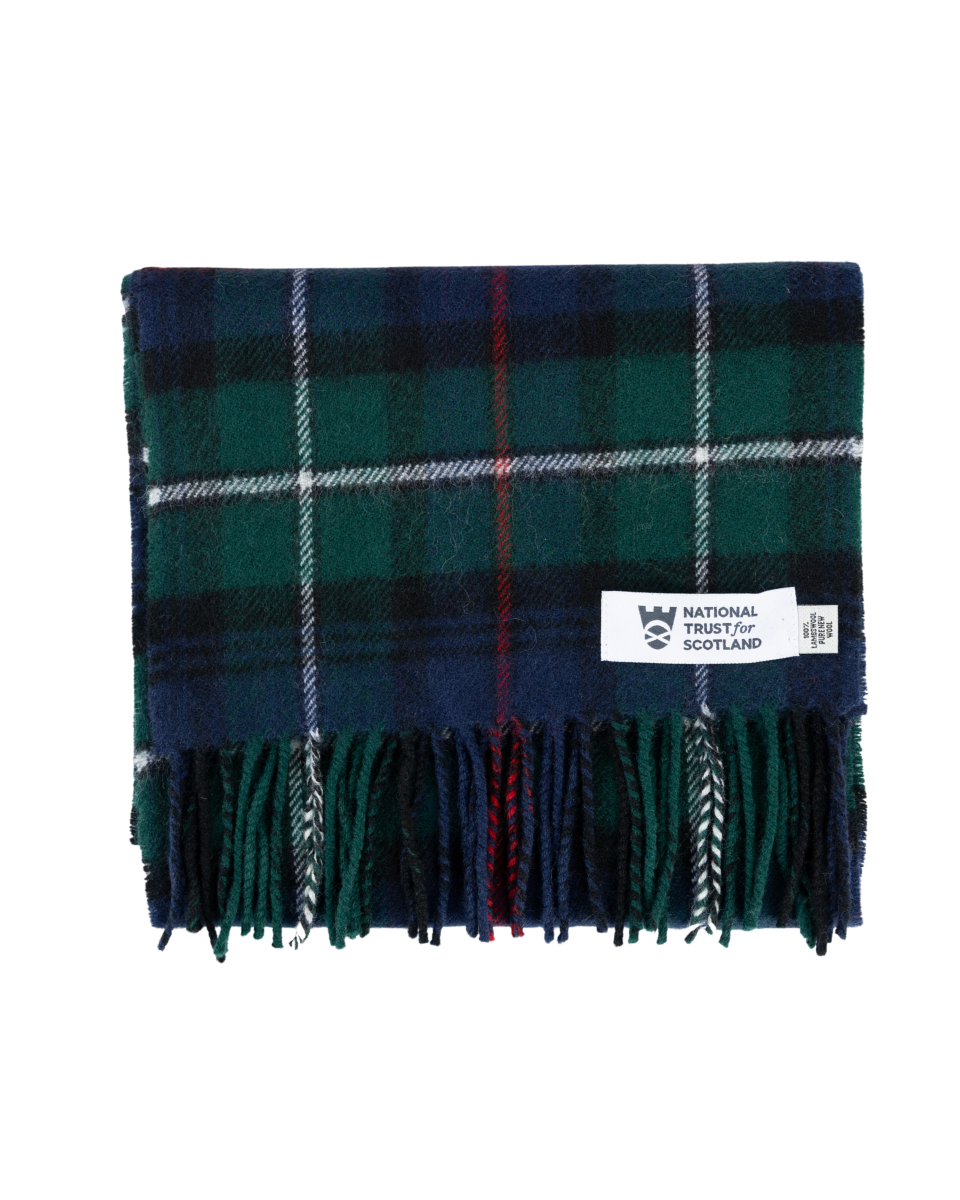MacKenzie Modern Tartan Lambswool Scarf
