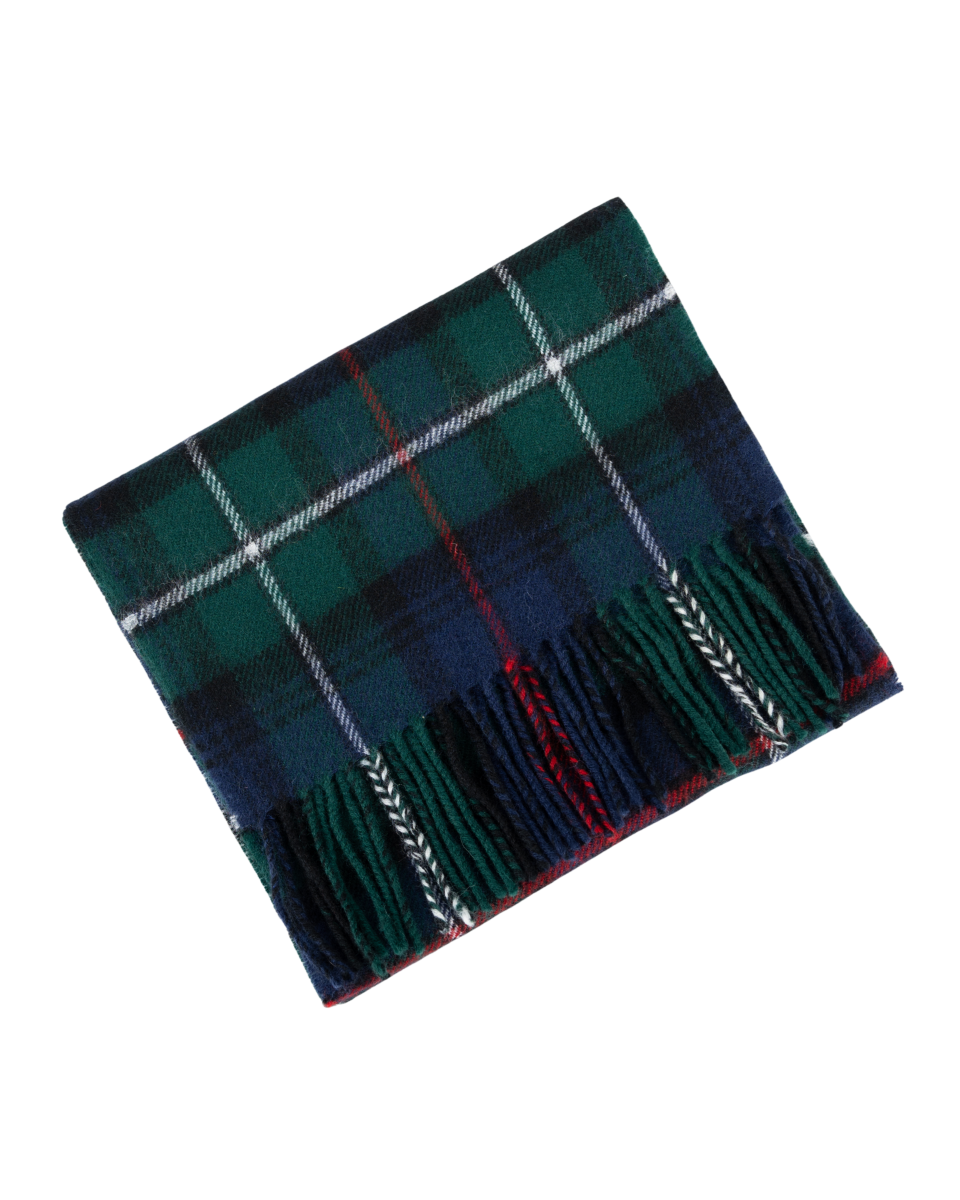 MacKenzie Modern Tartan Lambswool Scarf
