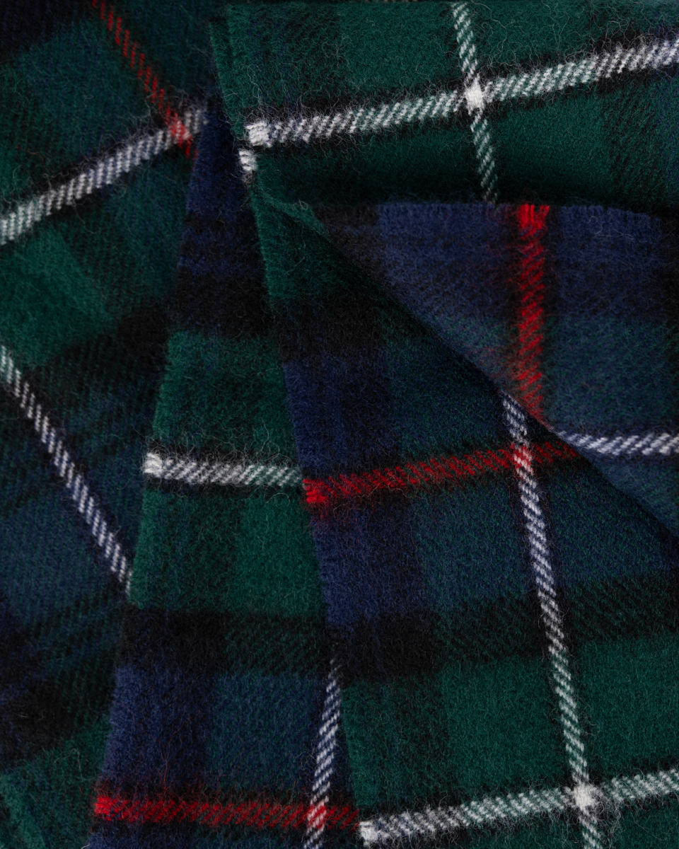 MacKenzie Modern Tartan Lambswool Scarf