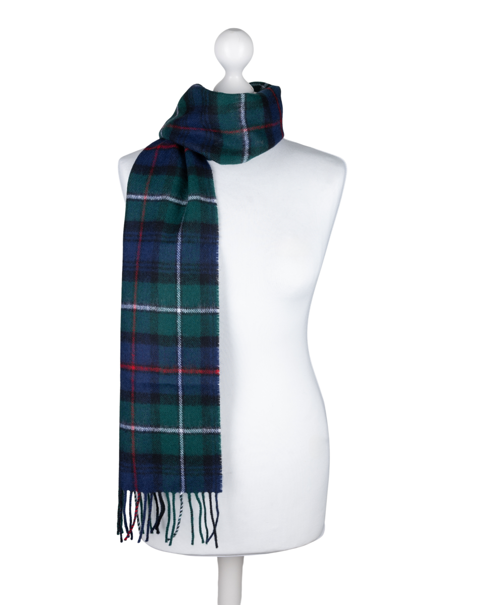 MacKenzie Modern Tartan Lambswool Scarf