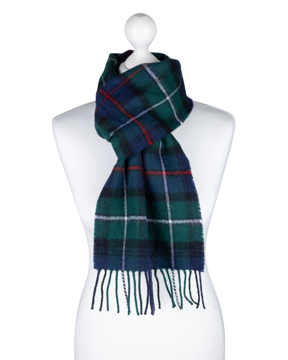 MacKenzie Modern Tartan Lambswool Scarf