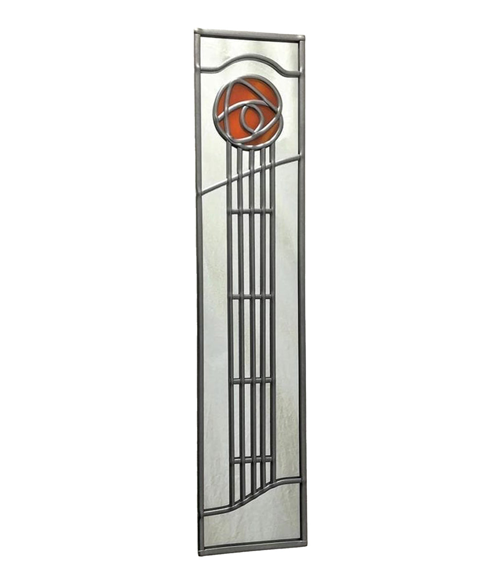 Charles Rennie Mackintosh Slim Mirror School of Art Design in Burned Orange