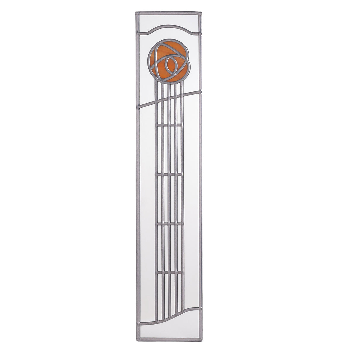 Charles Rennie Mackintosh Slim Mirror School of Art in Burned Orange