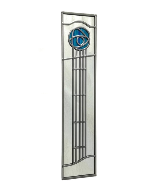 Charles Rennie Mackintosh Slim Mirror School of Art in Peacock Blue