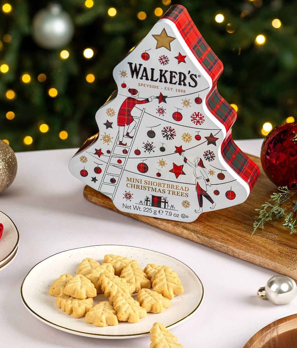 Mini Shortbread Christmas Tree Tin