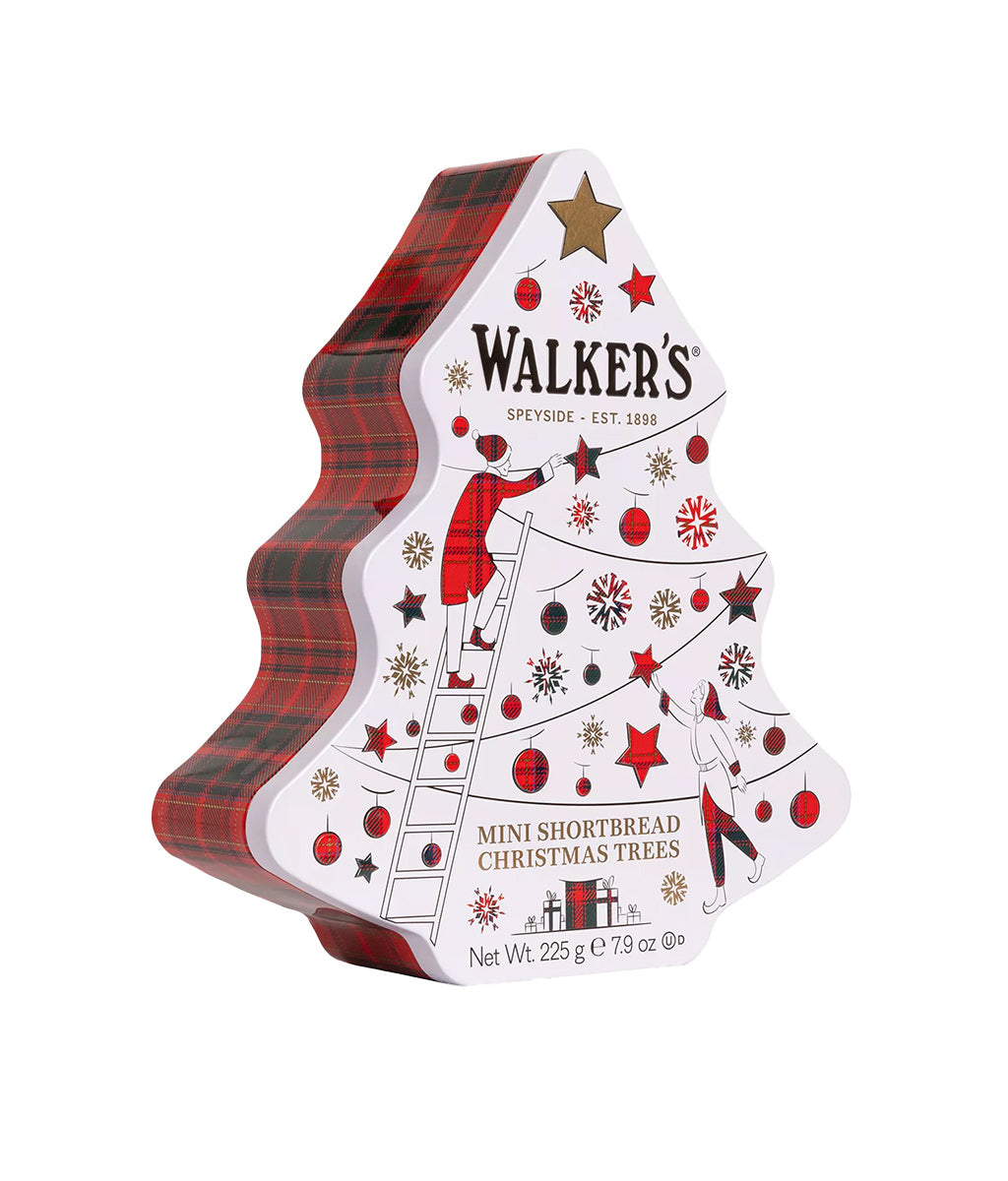 Mini Shortbread Christmas Tree Tin