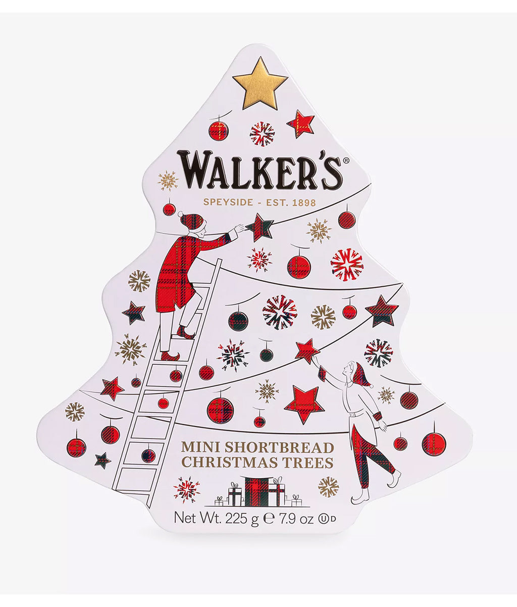 Mini Shortbread Christmas Tree Tin