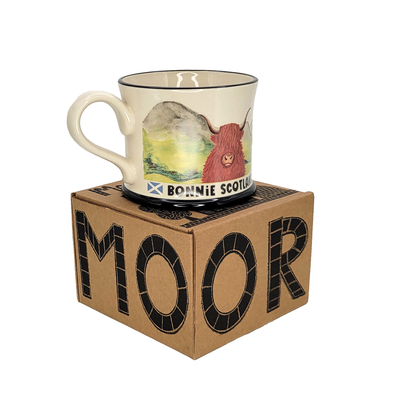 Bonnie Scotland Mug by Moorland Pottery