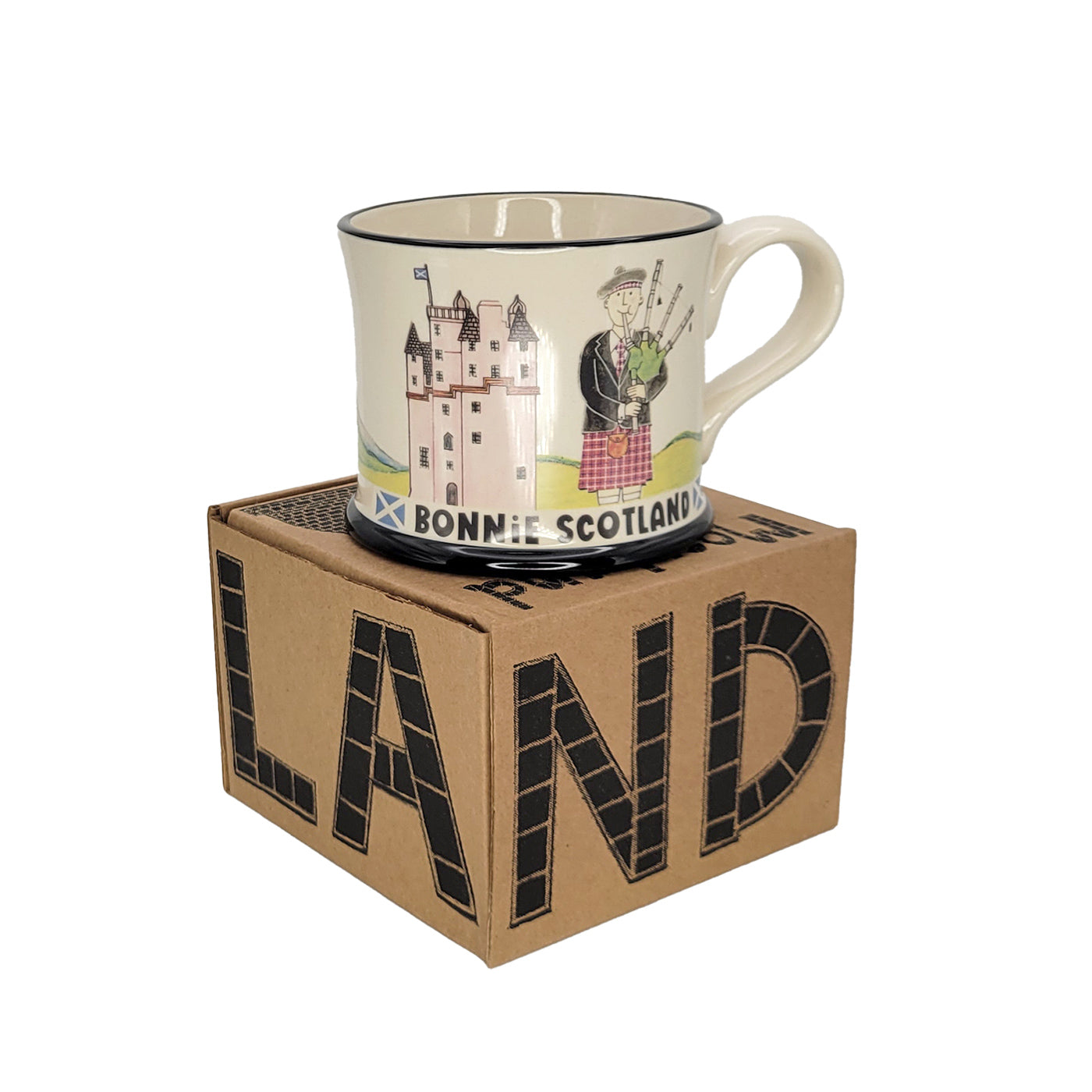 Bonnie Scotland Mug by Moorland Pottery