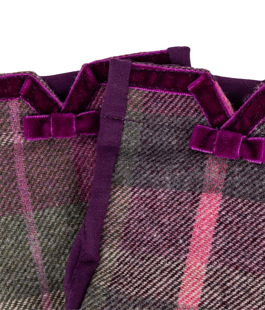Earth Squared Berry Tweed Gloves