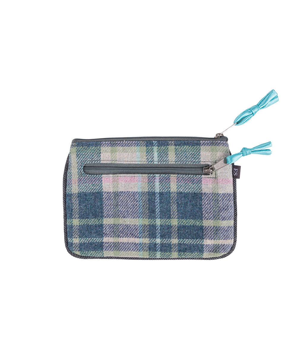 Meadow Tweed Sheep Purse on a white background