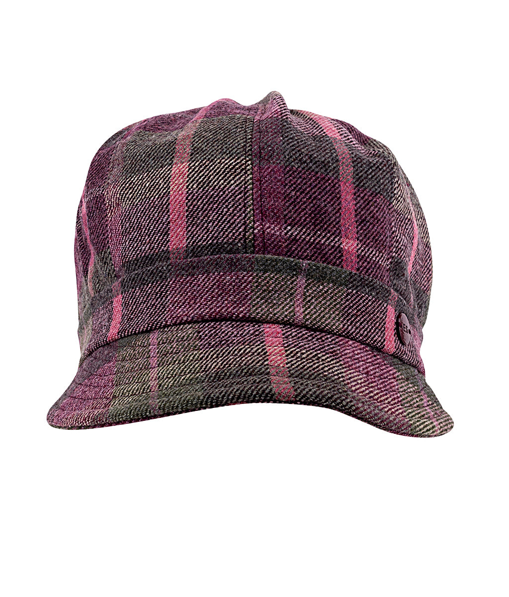 Earth Squared Berry Tweed Hat