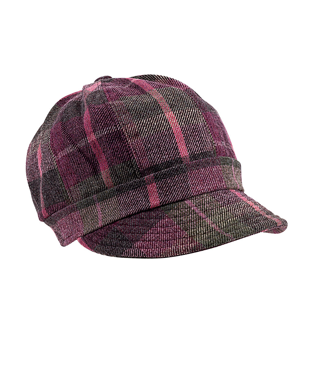 Earth Squared Berry Tweed Hat