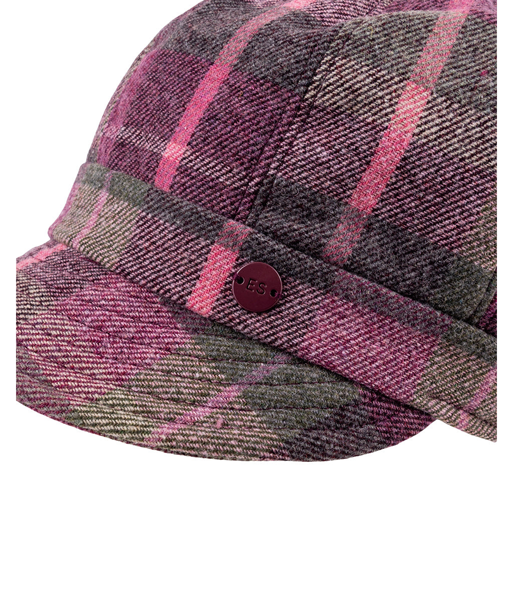 Earth Squared Berry Tweed Hat