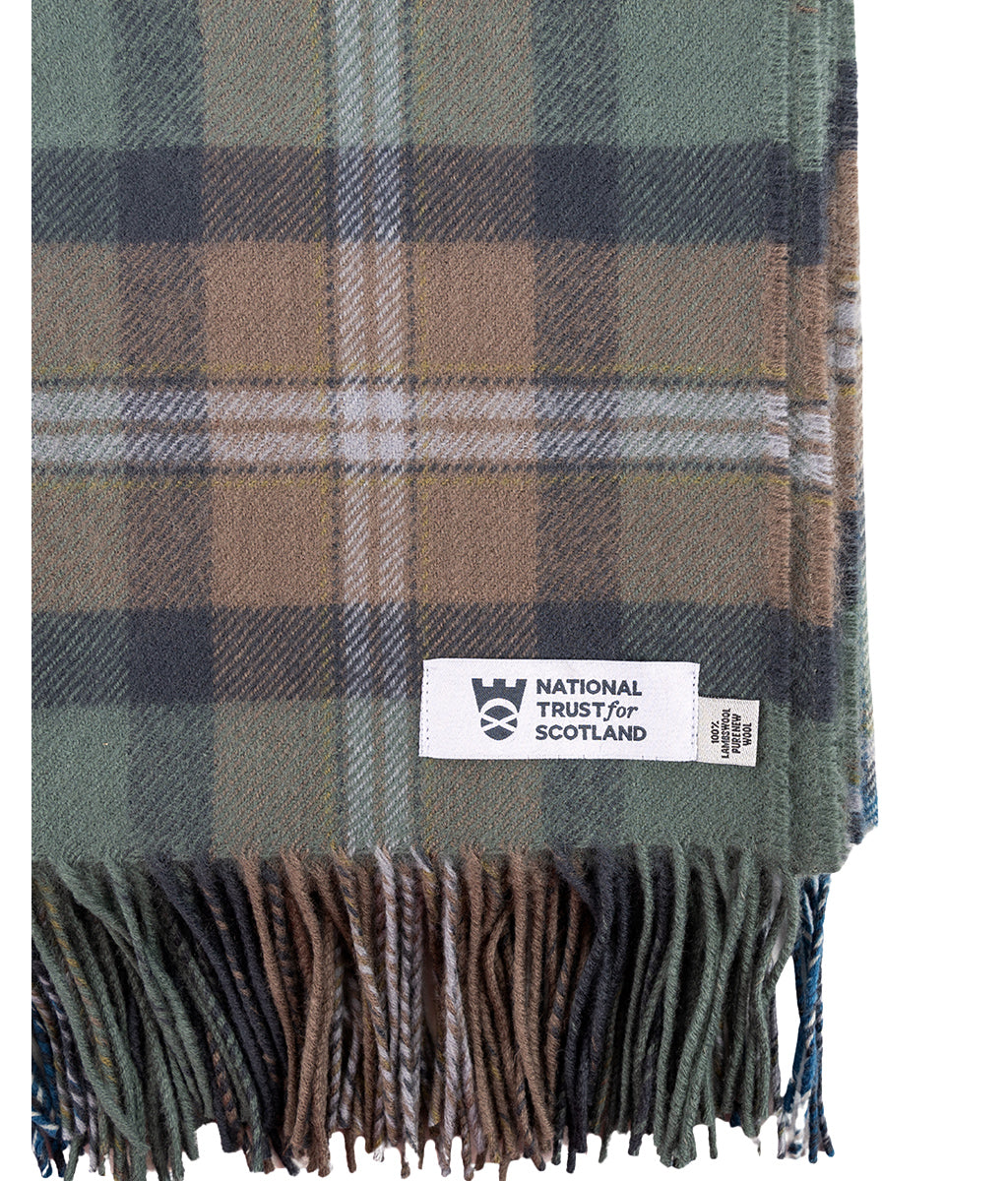Spirit of Culloden Tartan Lambswool Blanket