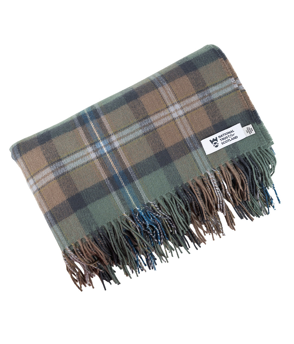 Spirit of Culloden Tartan Lambswool Blanket