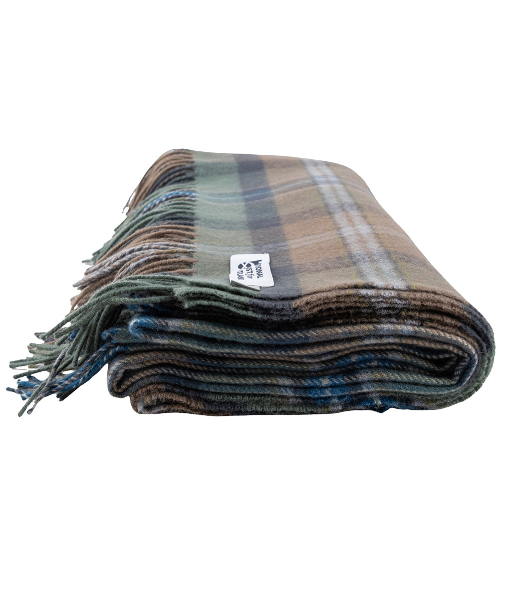 Spirit of Culloden Tartan Lambswool Blanket