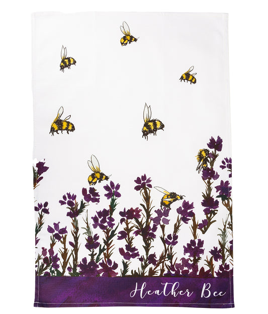 Heather & Honey Pattern Tea Towel by Sarah Leask