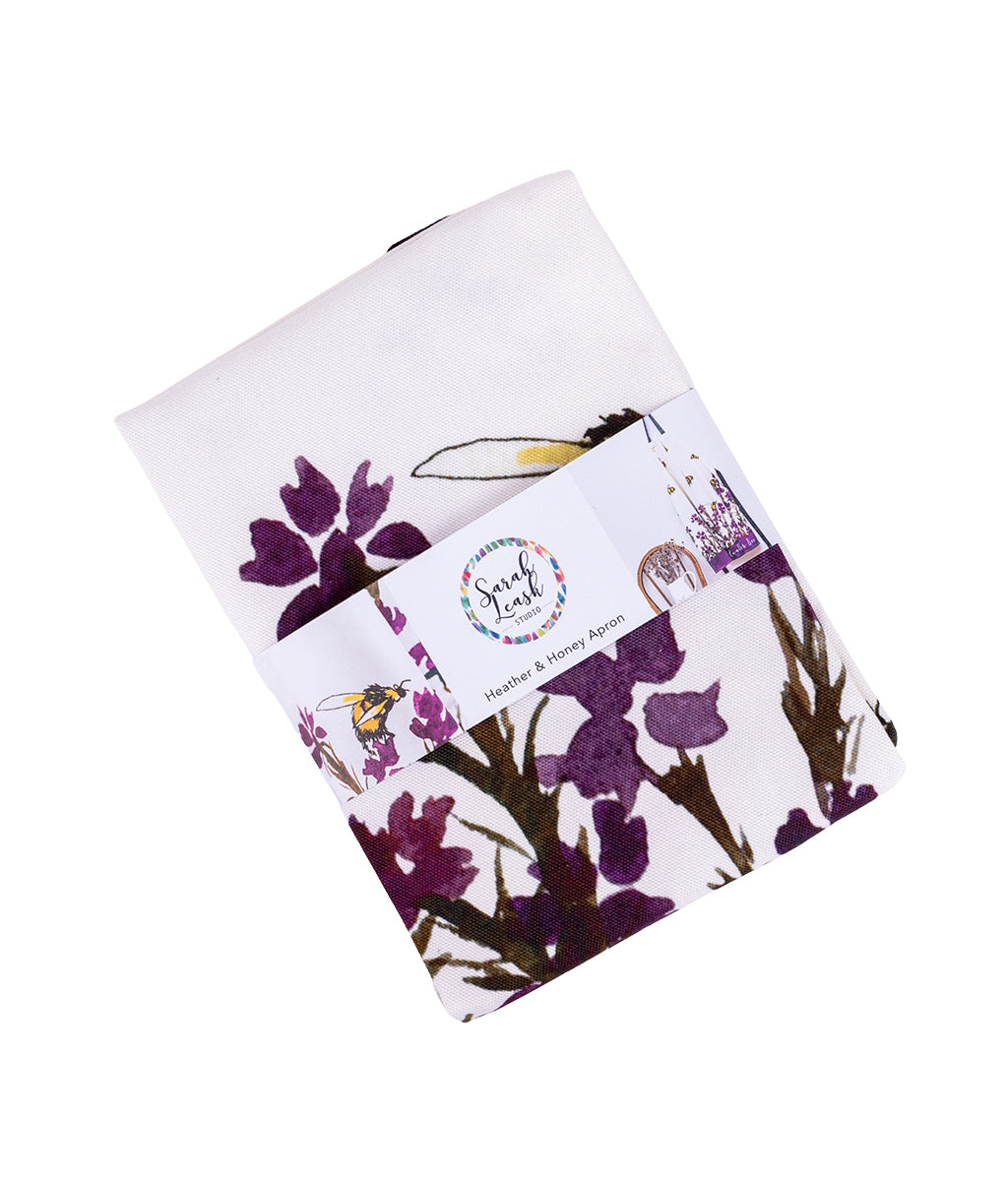 Heather & Honey Pattern Apron by Sarah Leask