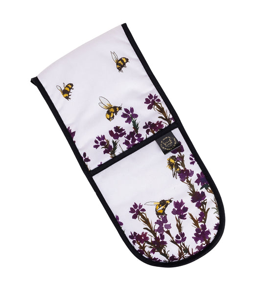 Heather & Honey Oven Gloves by Sarah Leask