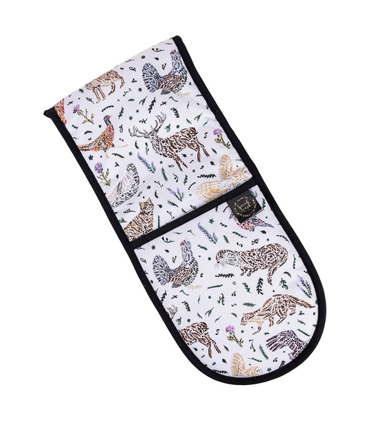 Scottish Wildlife Oven Gloves by Sarak Leask