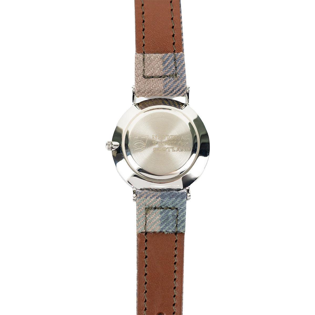 MacKinnon Watches Spirit of Culloden Tartan Strap on a white background