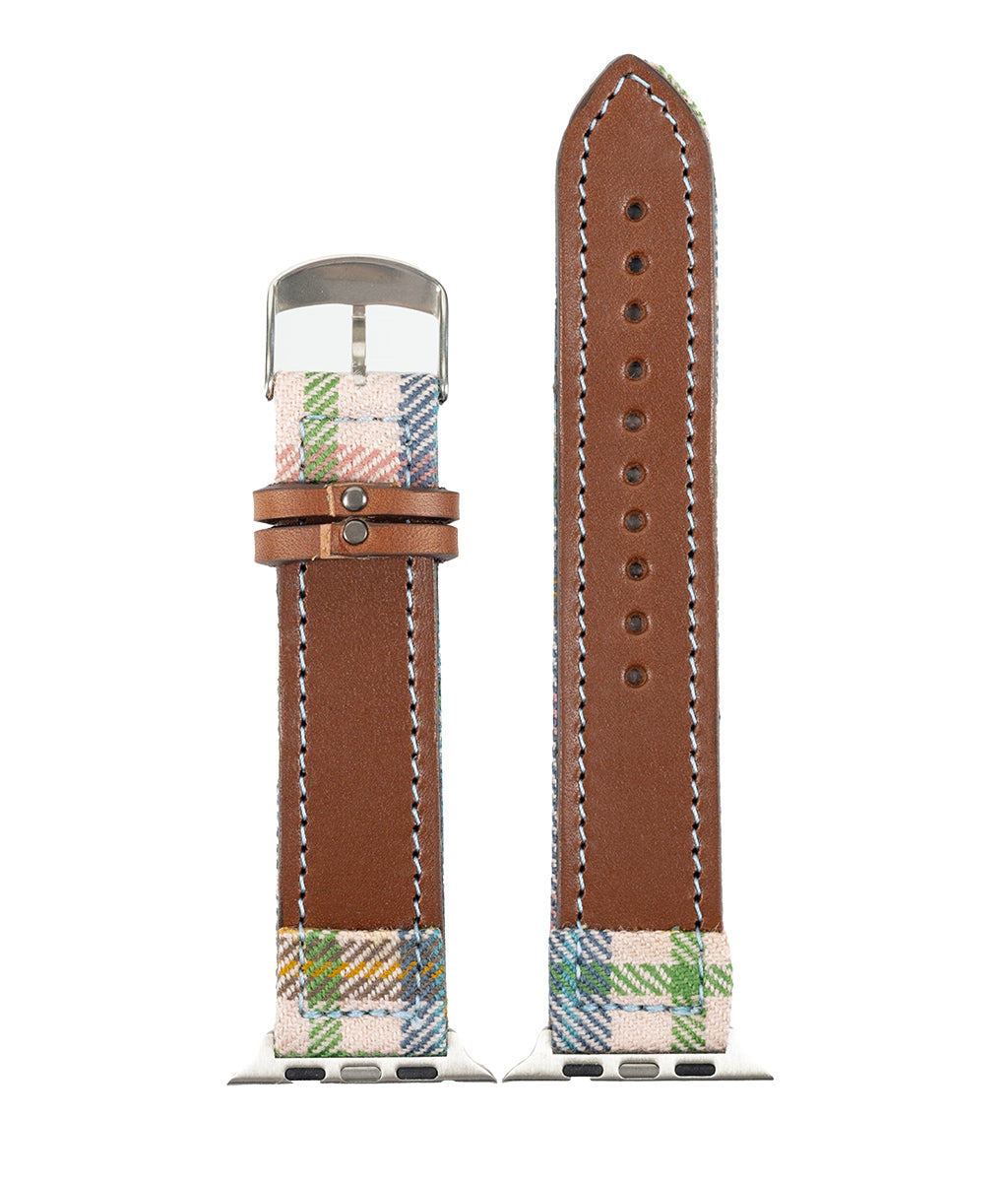 MacKinnon Pink Castle Tartan Apple Watch Strap