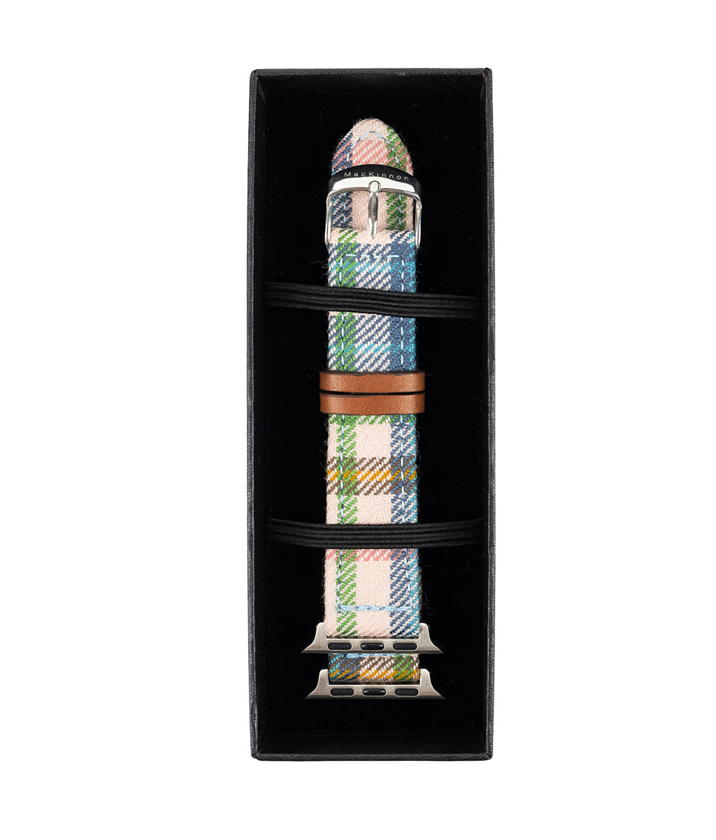 MacKinnon Pink Castle Tartan Apple Watch Strap