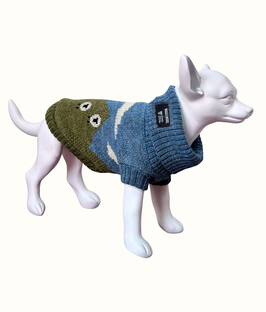 Wag & Wool Blackface Sheep Wool Dog Jumper