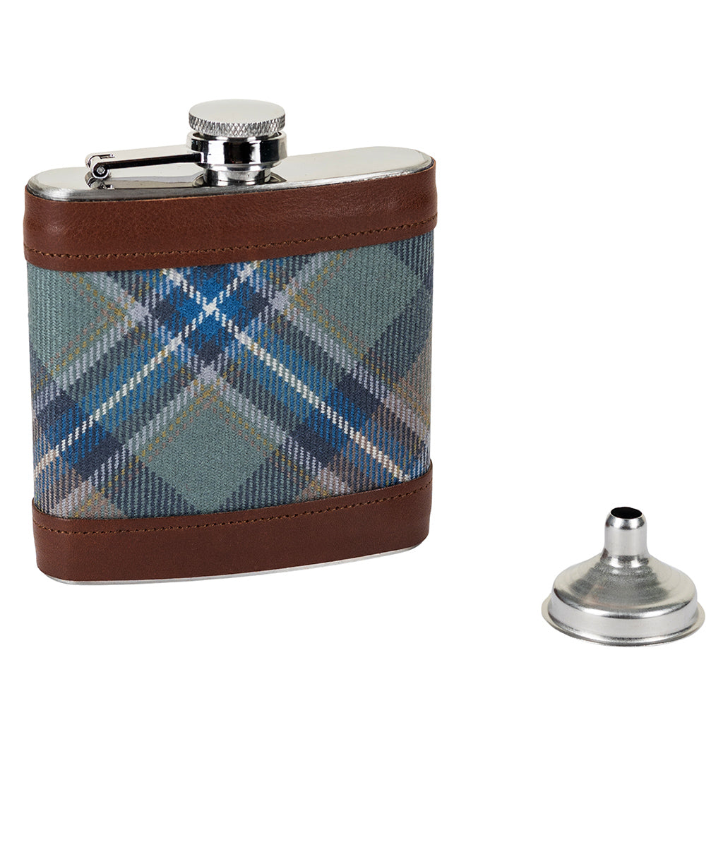 Spirit of Culloden Tartan Hip Flask