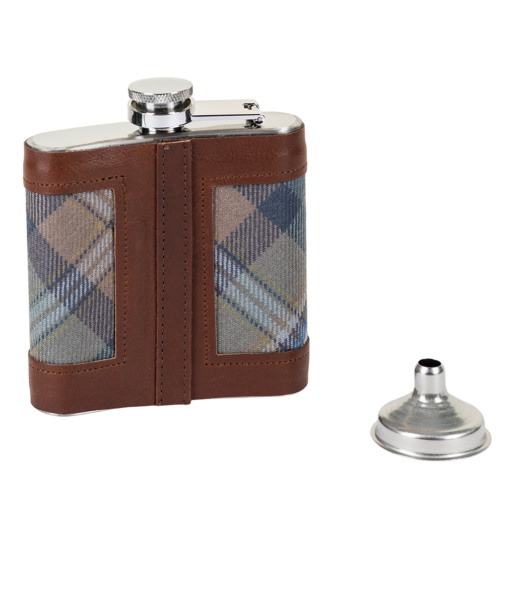 Spirit of Culloden Tartan Hip Flask