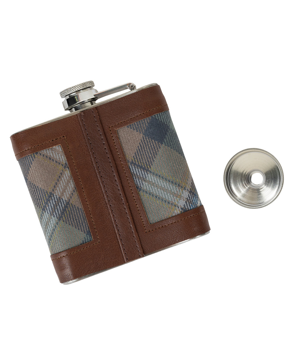 Spirit of Culloden Tartan Hip Flask