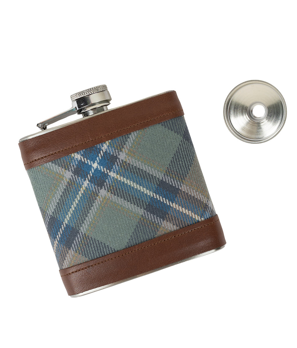 Spirit of Culloden Tartan Hip Flask